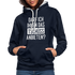 Darf ich ihnen das tschüss anbieten Sarkasmus witziger Hoodie - navy/heather grey