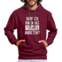 Darf ich ihnen das tschüss anbieten Sarkasmus witziger Hoodie - burgundy/charcoal