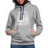 Darf ich ihnen das tschüss anbieten Sarkasmus witziger Hoodie - heather grey/navy