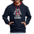 Ich bin nicht wie die anderen ich bin schlimmer witziger Hoodie - navy/red