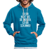 Ich bin nicht wie die anderen ich bin schlimmer witziger Hoodie - peacock blue/heather grey