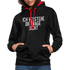 Ich verstehe die Frage nicht witziger lustiger Hoodie - black/red