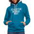 Ich verstehe die Frage nicht witziger lustiger Hoodie - peacock blue/heather grey