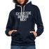 Ich verstehe die Frage nicht witziger lustiger Hoodie - navy/heather grey