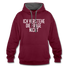 Ich verstehe die Frage nicht witziger lustiger Hoodie - burgundy/charcoal