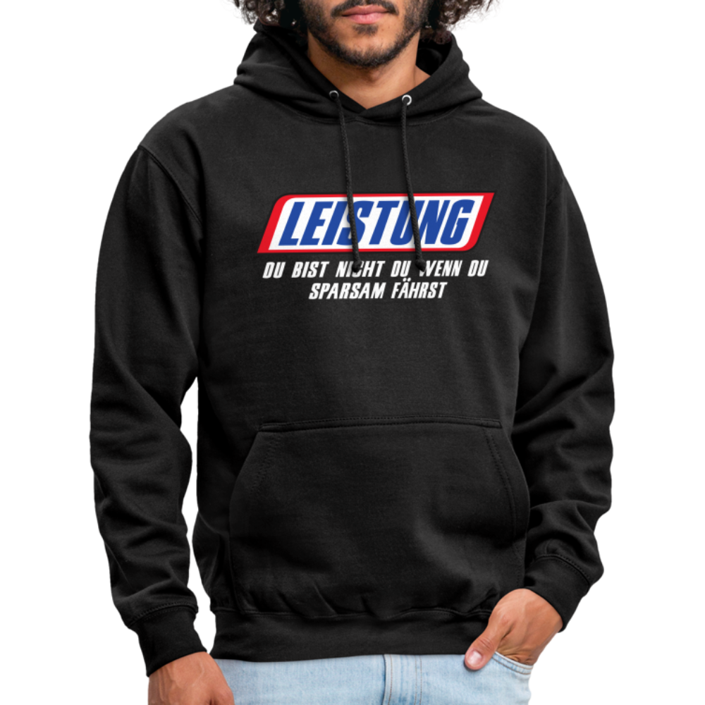 Leistung Du bist nicht du wenn du sparsam fährst Mechaniker Mechatroniker Hoodie - black