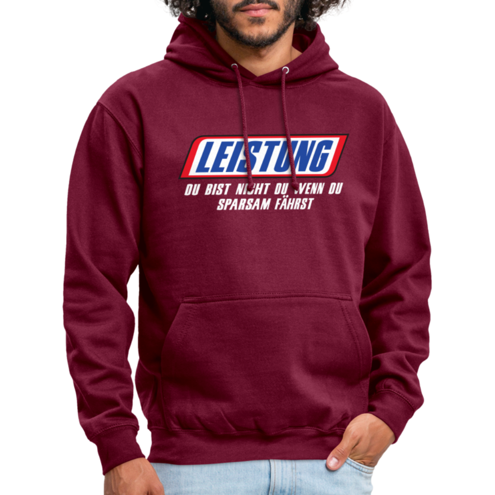 Leistung Du bist nicht du wenn du sparsam fährst Mechaniker Mechatroniker Hoodie - bordeaux