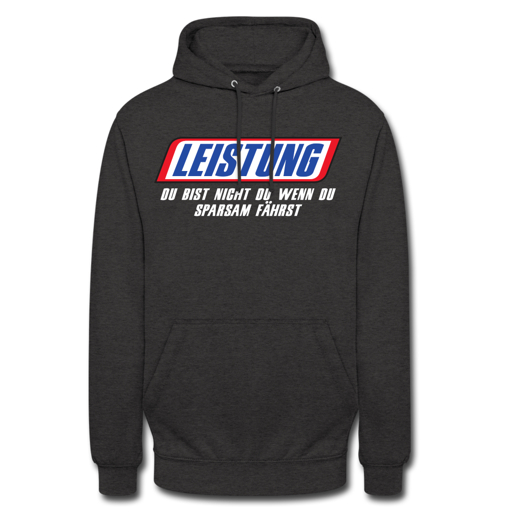 Leistung Du bist nicht du wenn du sparsam fährst Mechaniker Mechatroniker Hoodie - charcoal grey