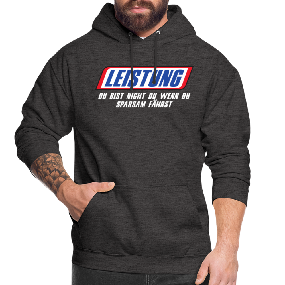 Leistung Du bist nicht du wenn du sparsam fährst Mechaniker Mechatroniker Hoodie - charcoal grey