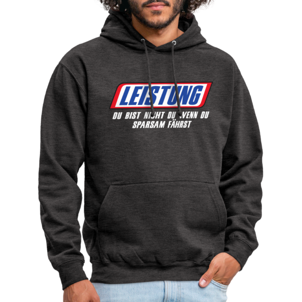 Leistung Du bist nicht du wenn du sparsam fährst Mechaniker Mechatroniker Hoodie - charcoal grey