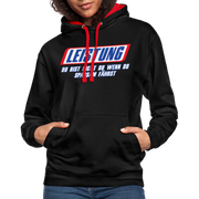 Leistung Du bist nicht du wenn du sparsam fährst Mechaniker Mechatroniker Hoodie - black/red