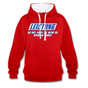 Leistung Du bist nicht du wenn du sparsam fährst Mechaniker Mechatroniker Hoodie - red/white