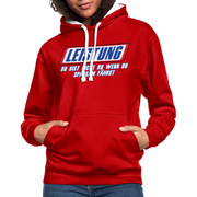 Leistung Du bist nicht du wenn du sparsam fährst Mechaniker Mechatroniker Hoodie - red/white