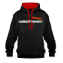 Lachkräftemangel bei uns sicher nicht lustiger Hoodie - black/red