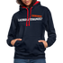 Lachkräftemangel bei uns sicher nicht lustiger Hoodie - navy/red