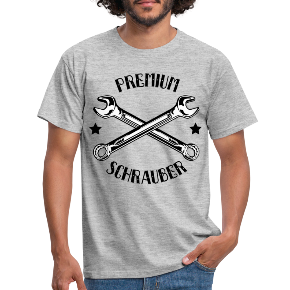 Mechatroniker Mechaniker Premium Schrauber T-Shirt - heather grey
