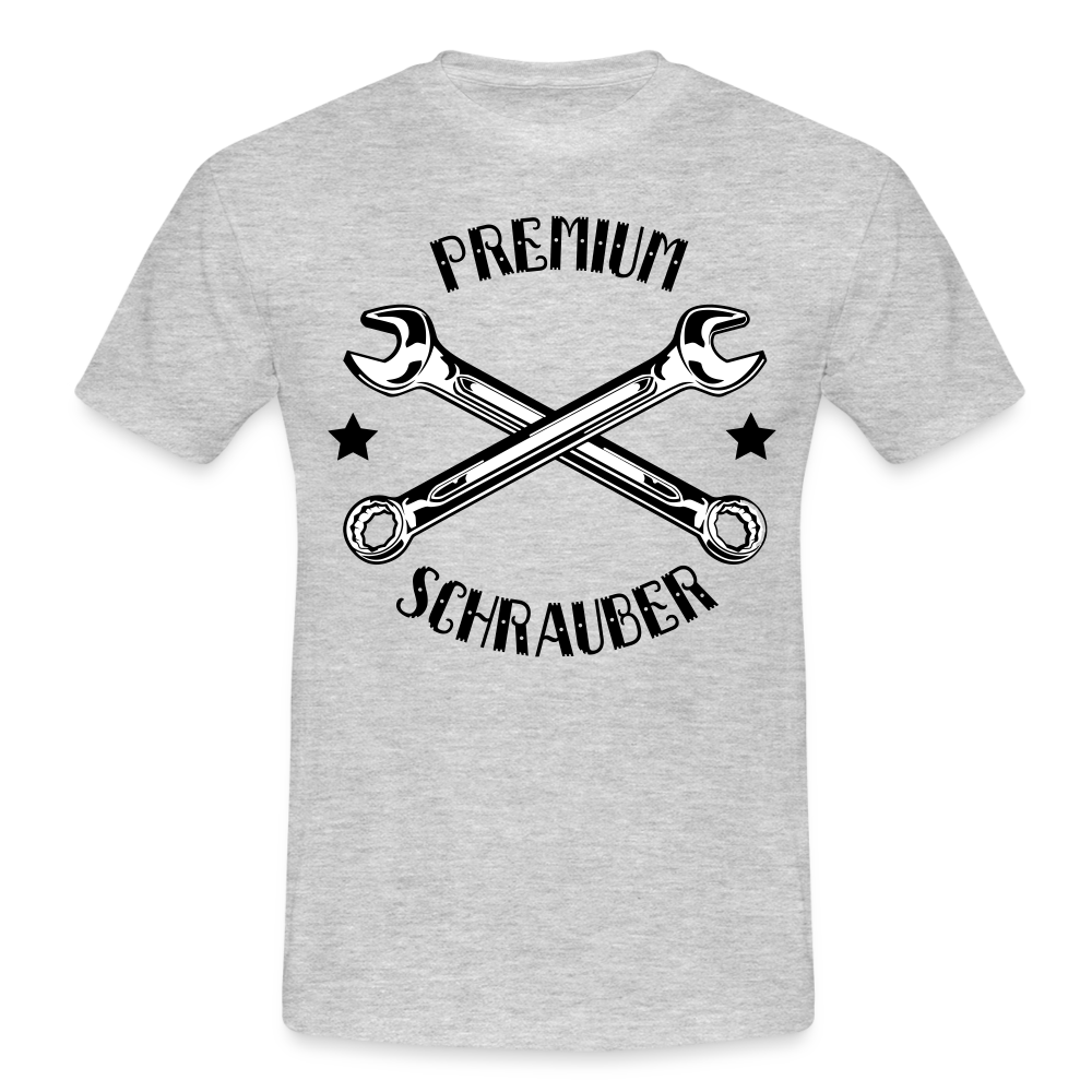 Mechatroniker Mechaniker Premium Schrauber T-Shirt - heather grey