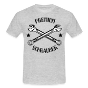 Mechatroniker Mechaniker Premium Schrauber T-Shirt - heather grey