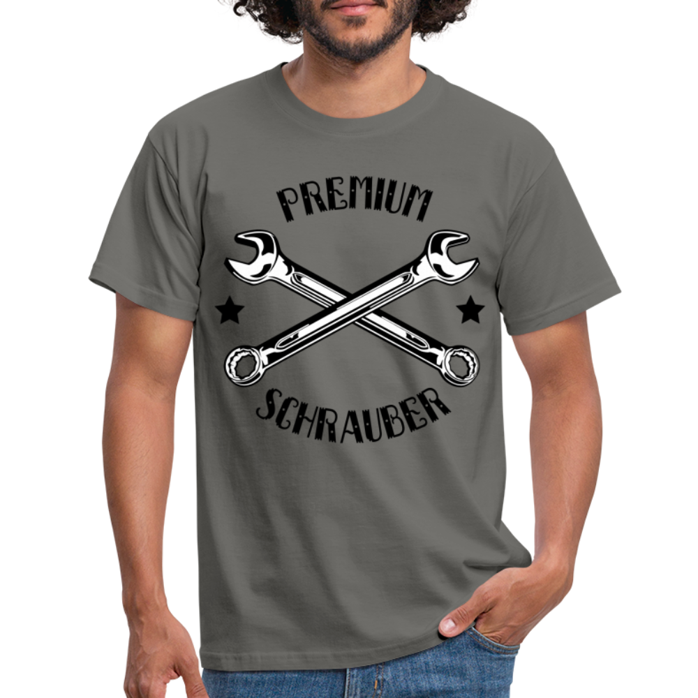 Mechatroniker Mechaniker Premium Schrauber T-Shirt - graphite grey