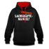 Lachkräftemangel bei uns sicher nicht lustiger Hoodie - black/red