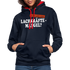 Lachkräftemangel bei uns sicher nicht lustiger Hoodie - navy/red