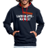 Lachkräftemangel bei uns sicher nicht lustiger Hoodie - navy/red