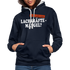 Lachkräftemangel bei uns sicher nicht lustiger Hoodie - navy/heather grey