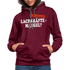 Lachkräftemangel bei uns sicher nicht lustiger Hoodie - burgundy/charcoal