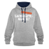 Lachkräftemangel bei uns sicher nicht lustiger Hoodie - heather grey/navy