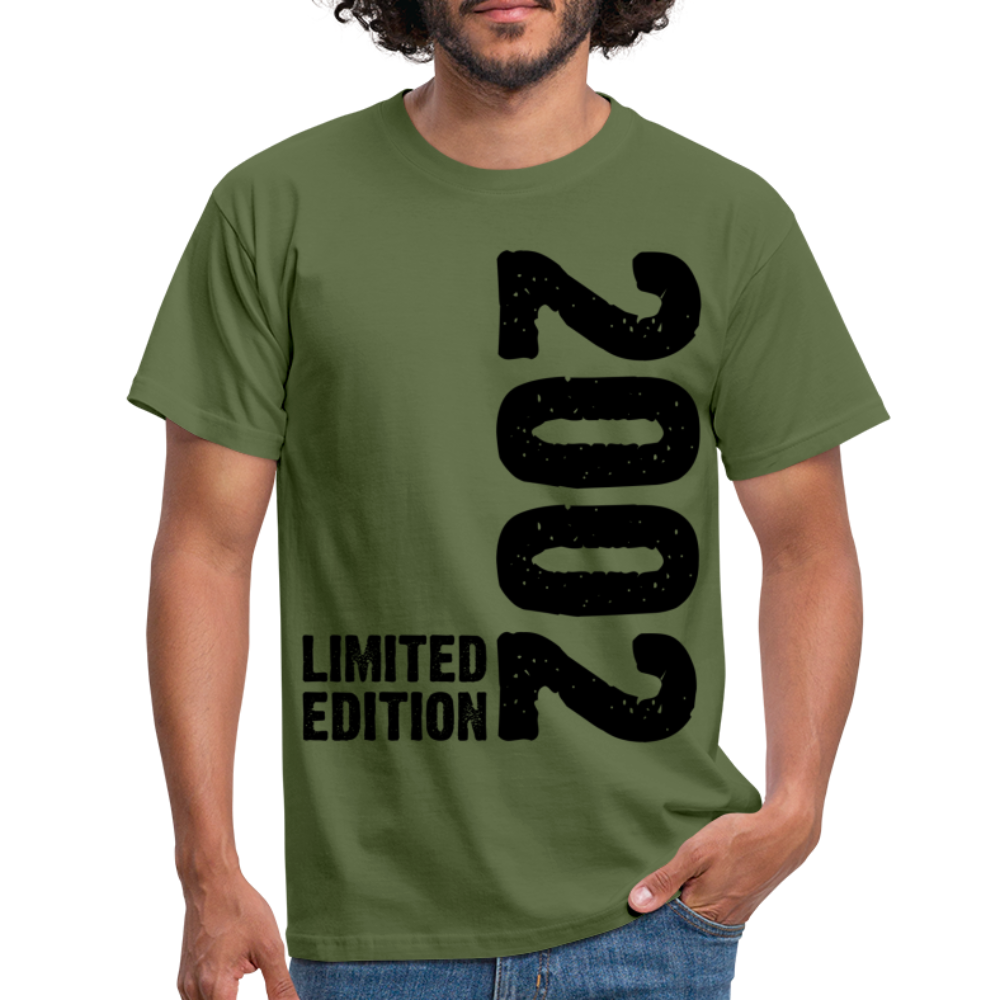 18. Geburtstag Geboren 2002 Limited Edition Retro Männer T-Shirt - military green