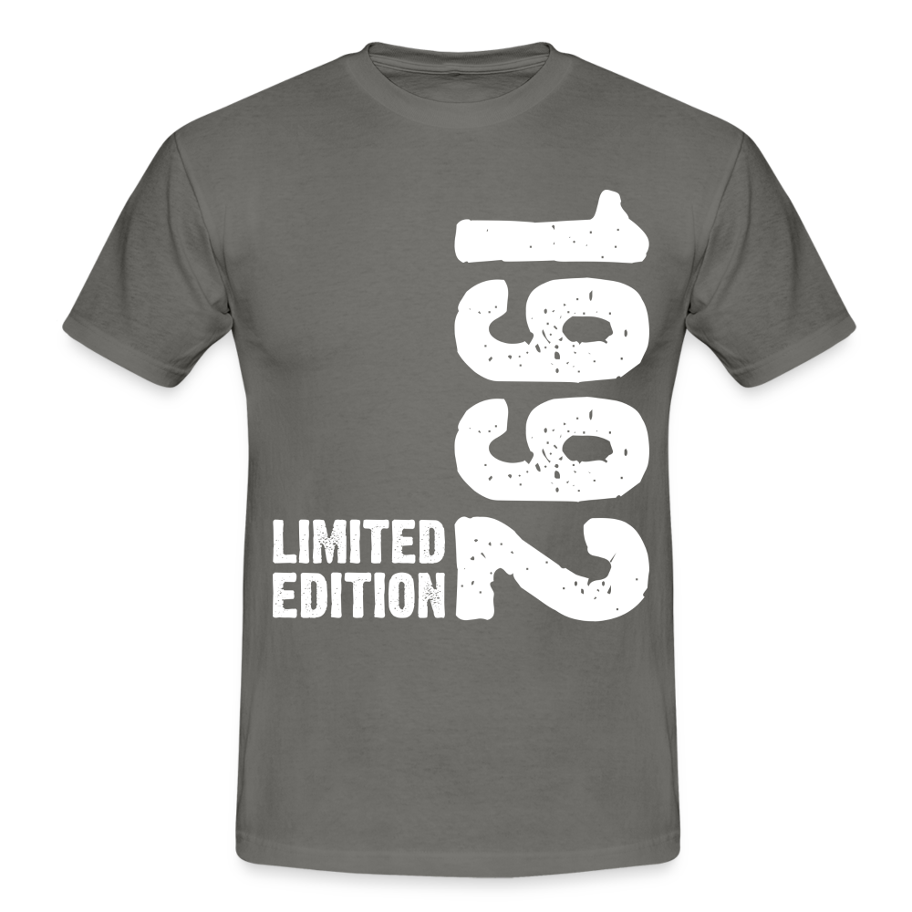 30. Geburtstag Geboren 1992 Limited Edition Retro Männer T-Shirt - graphite grey