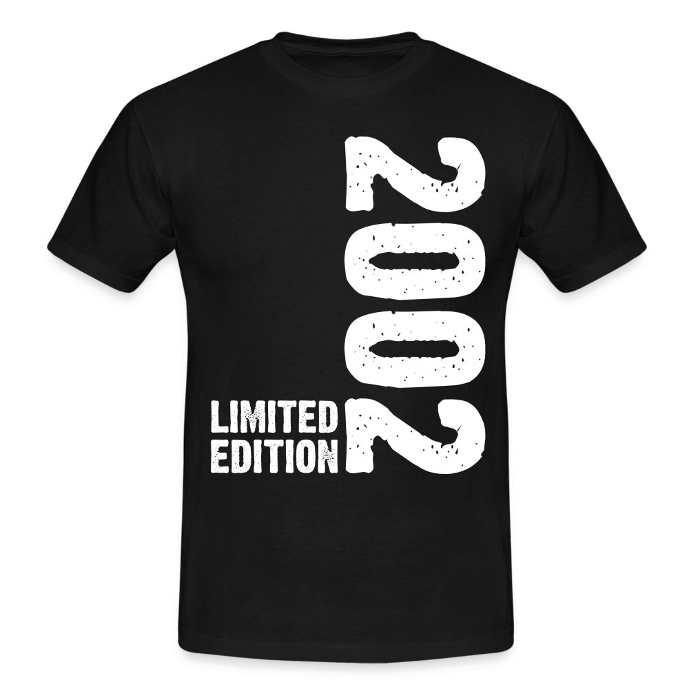 18. Geburtstag Geboren 2002 Limited Edition Retro T-Shirt - black