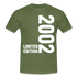 18. Geburtstag Geboren 2002 Limited Edition Retro T-Shirt - military green