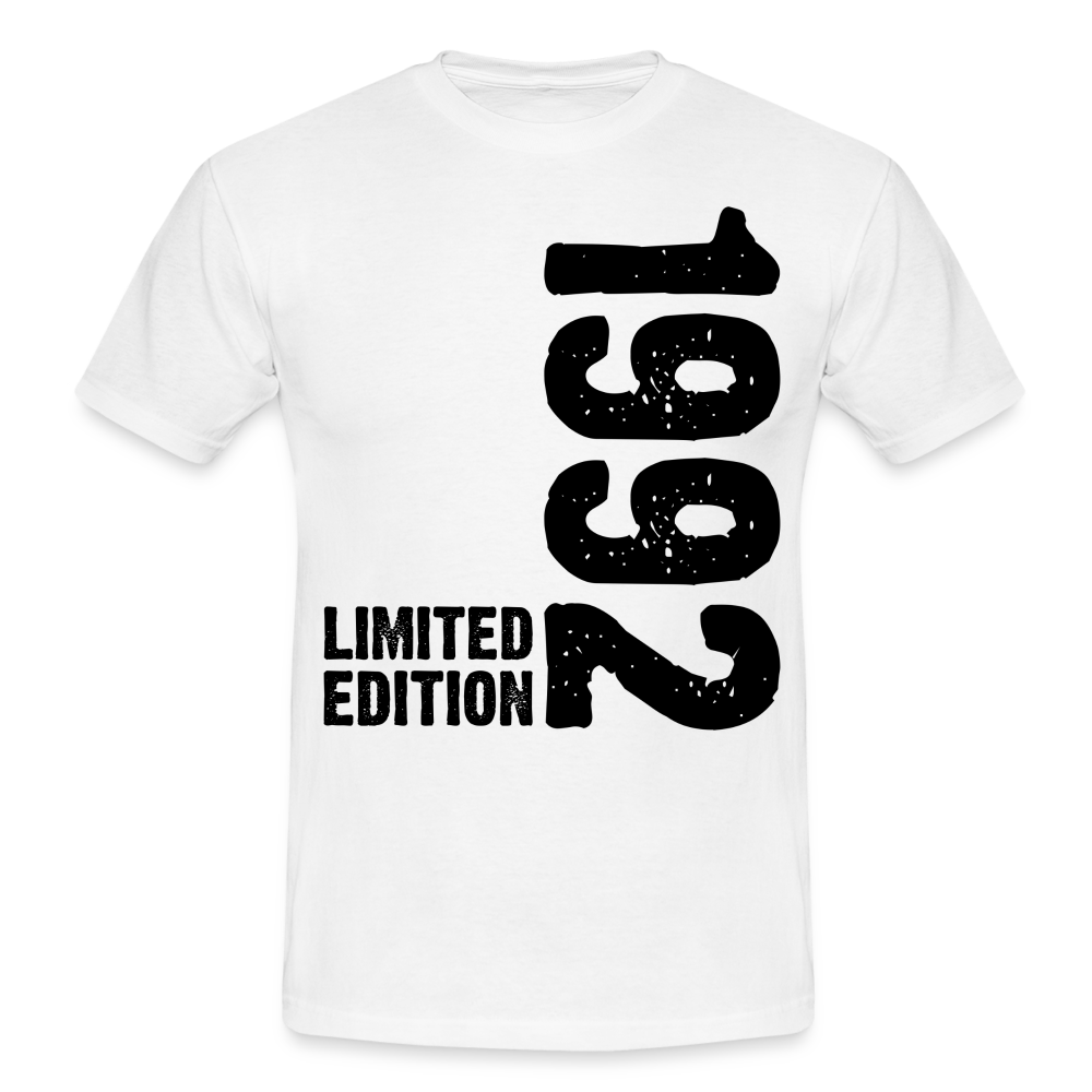 30. Geburtstag Geboren 1992 Limited Edition Retro Männer T-Shirt - white