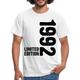 30. Geburtstag Geboren 1992 Limited Edition Retro Männer T-Shirt - white