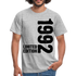 30. Geburtstag Geboren 1992 Limited Edition Retro Männer T-Shirt - heather grey