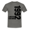 30. Geburtstag Geboren 1992 Limited Edition Retro Männer T-Shirt - graphite grey