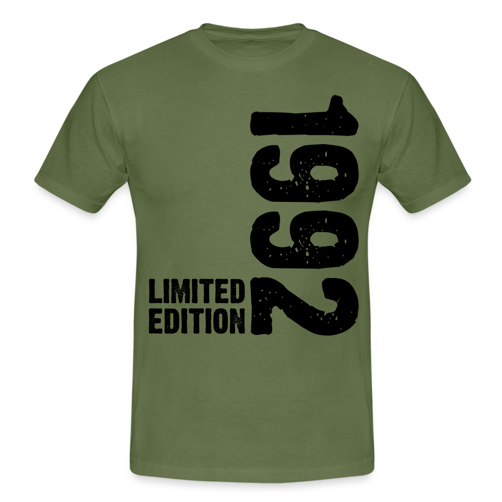 30. Geburtstag Geboren 1992 Limited Edition Retro Männer T-Shirt - military green