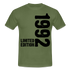 30. Geburtstag Geboren 1992 Limited Edition Retro Männer T-Shirt - military green