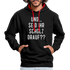 und ... Seid ihr Scholz drauf Kontrast-Hoodie - black/red