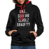 und ... Seid ihr Scholz drauf Kontrast-Hoodie - black/red