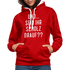 und ... Seid ihr Scholz drauf Kontrast-Hoodie - red/white