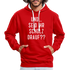 und ... Seid ihr Scholz drauf Kontrast-Hoodie - red/white