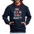 und ... Seid ihr Scholz drauf Kontrast-Hoodie - navy/red