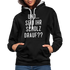 und ... Seid ihr Scholz drauf Kontrast-Hoodie - black/heather grey