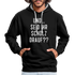 und ... Seid ihr Scholz drauf Kontrast-Hoodie - black/heather grey