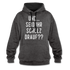 und ... Seid ihr Scholz drauf Kontrast-Hoodie - charcoal/black