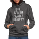 und ... Seid ihr Scholz drauf Kontrast-Hoodie - charcoal/black