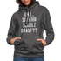 und ... Seid ihr Scholz drauf Kontrast-Hoodie - charcoal/black