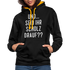 und ... Seid ihr Scholz drauf Kontrast-Hoodie - black/gold